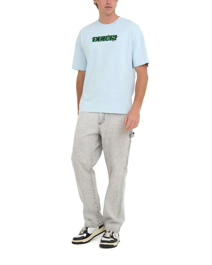 Screw Loose Tee 8211 Illusion Blue Men Deus Ex Machina Tees Screw Loose Tee 8211 Illusion Blue Men Deus Ex Machina Tees