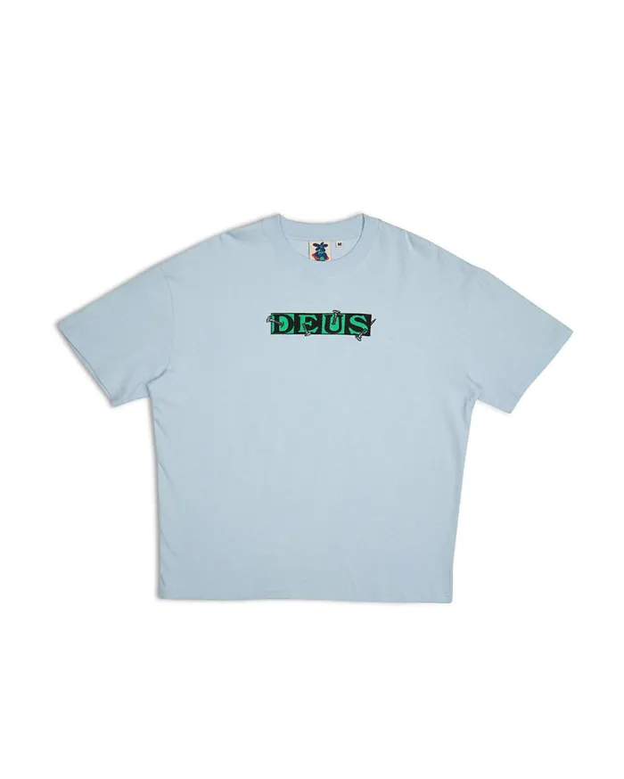 Screw Loose Tee 8211 Illusion Blue Men Deus Ex Machina Tees Screw Loose Tee 8211 Illusion Blue Men Deus Ex Machina Tees