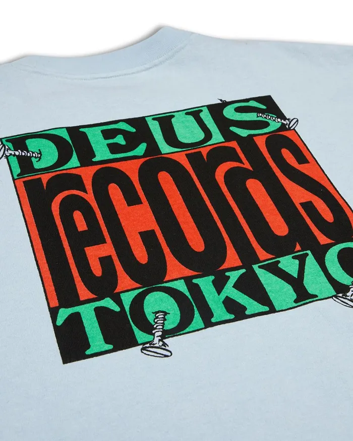 Screw Loose Tee 8211 Illusion Blue Men Deus Ex Machina Tees Screw Loose Tee 8211 Illusion Blue Men Deus Ex Machina Tees