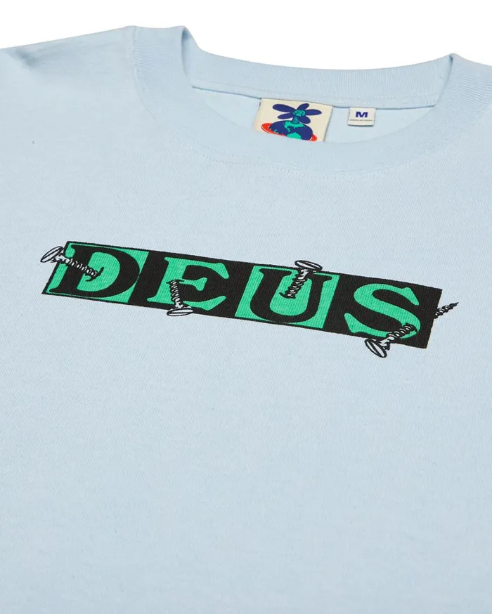 Screw Loose Tee 8211 Illusion Blue Men Deus Ex Machina Tees Screw Loose Tee 8211 Illusion Blue Men Deus Ex Machina Tees