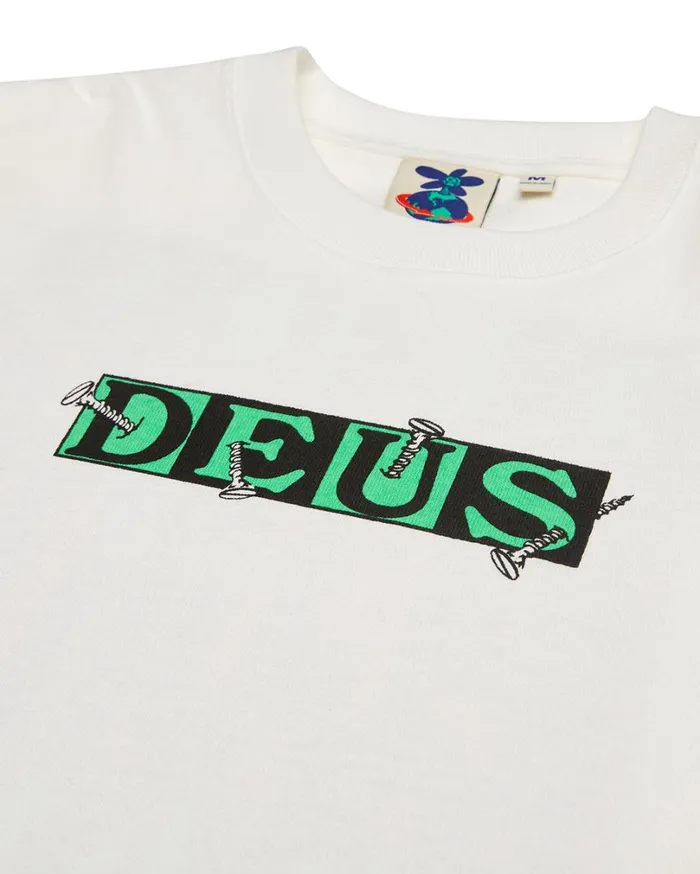 Screw Loose Tee 8211 Vintage White Men Deus Ex Machina Tees Screw Loose Tee 8211 Vintage White Men Deus Ex Machina Tees