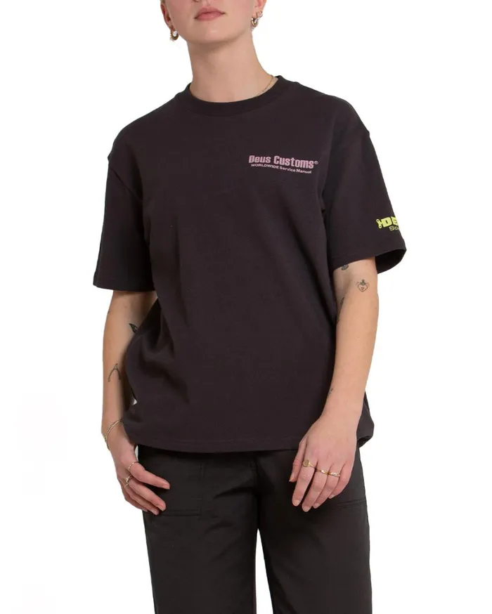 Service Manual Tee 8211 Anthracite Women Deus Ex Machina Tees Service Manual Tee 8211 Anthracite Women Deus Ex Machina Tees