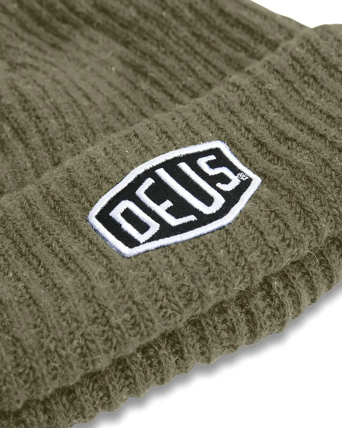 Shield Beanie 8211 Forest Green MenWomen Deus Ex Machina Classics Shield Beanie 8211 Forest Green MenWomen Deus Ex Machina Classics
