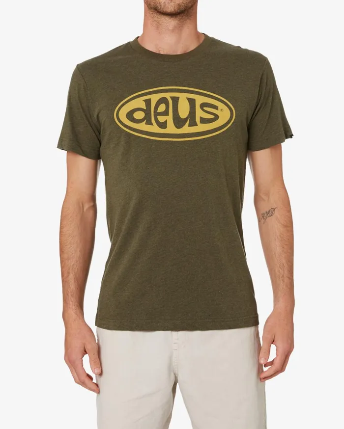 Shiner Tee Regular Fit 8211 Leaf Marle Men Deus Ex Machina Tees