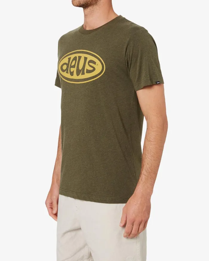 Shiner Tee Regular Fit 8211 Leaf Marle Men Deus Ex Machina Tees Shiner Tee Regular Fit 8211 Leaf Marle Men Deus Ex Machina Tees