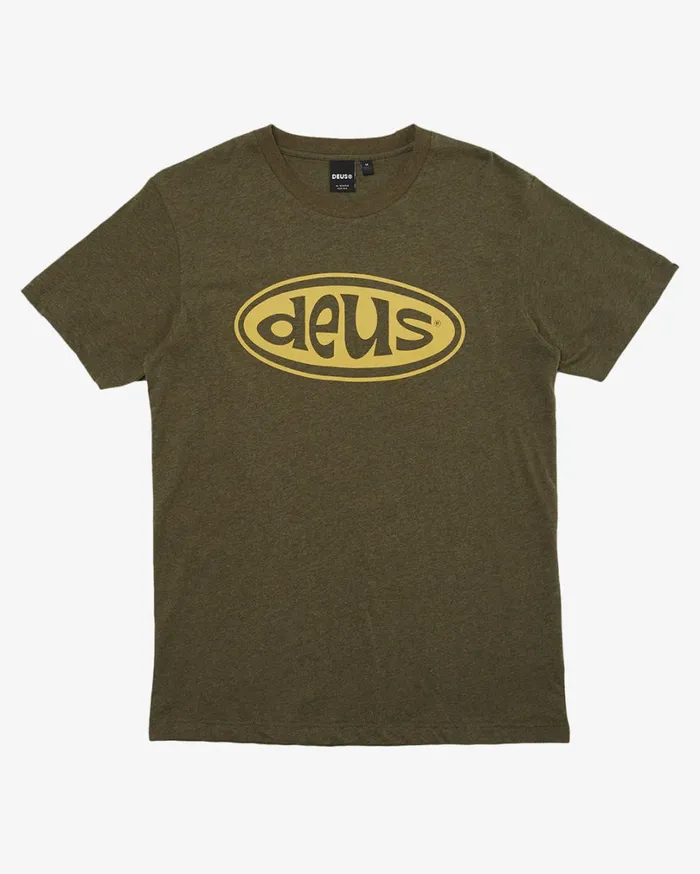 Shiner Tee Regular Fit 8211 Leaf Marle Men Deus Ex Machina Tees Shiner Tee Regular Fit 8211 Leaf Marle Men Deus Ex Machina Tees