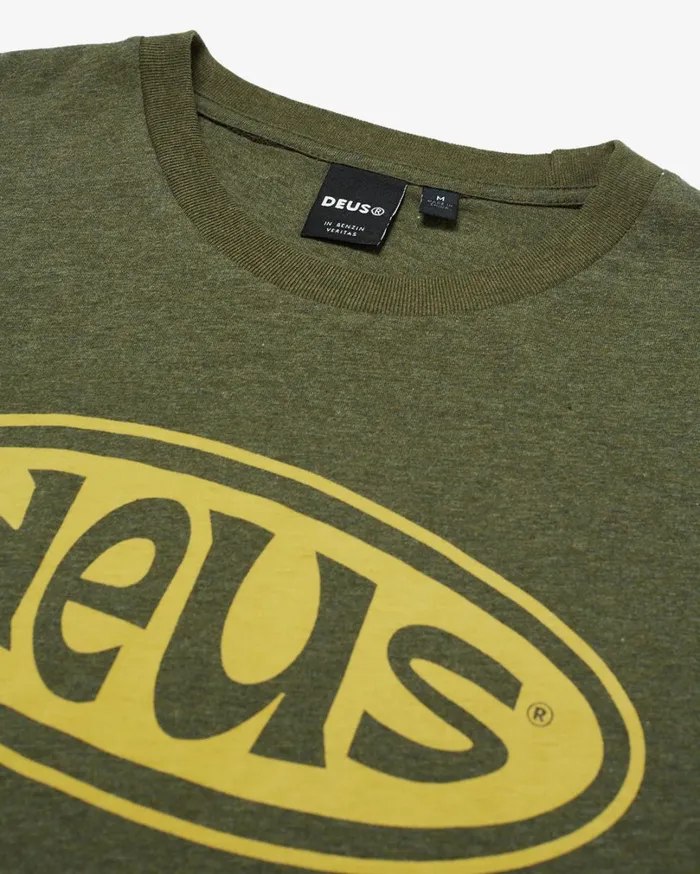 Shiner Tee Regular Fit 8211 Leaf Marle Men Deus Ex Machina Tees Shiner Tee Regular Fit 8211 Leaf Marle Men Deus Ex Machina Tees