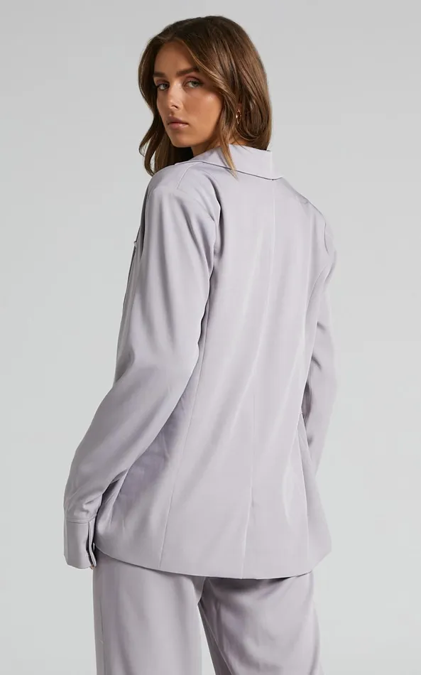 Showpo 4th and Reckless 8211 Elodie Blazer In Lilac Women Jackets and Coats