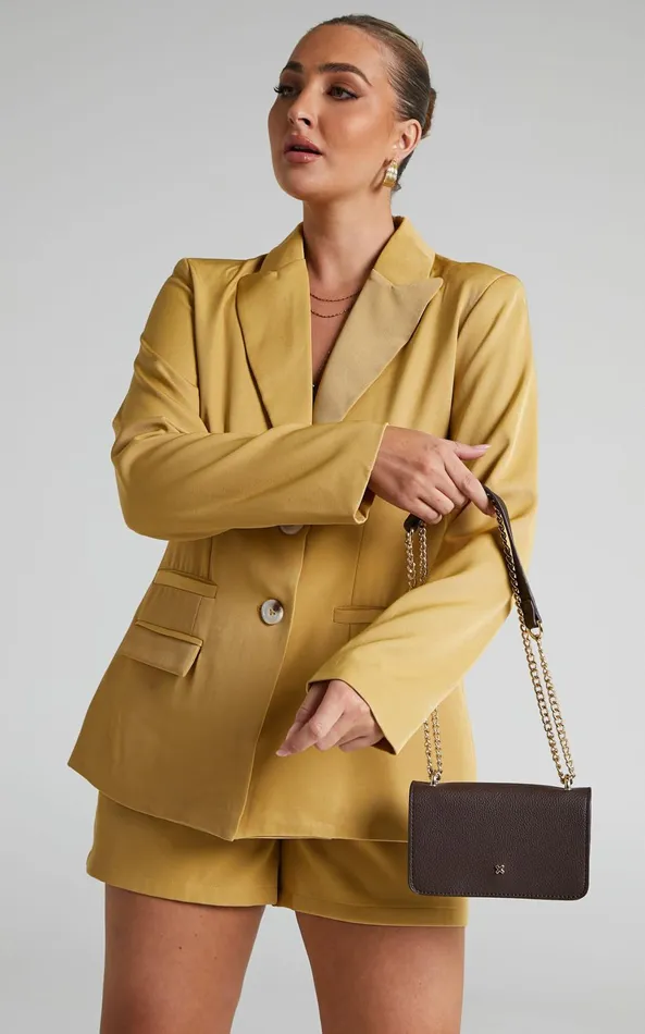 Showpo 4th and Reckless 8211 Tamiko Blazer In Yellow Women Jackets and Coats