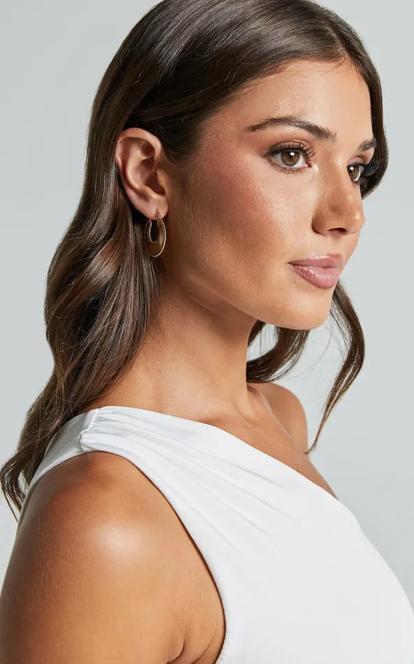 Showpo Aaliya Earrings 8211 Chunky Hoop Earrings In Gold Women Earrings