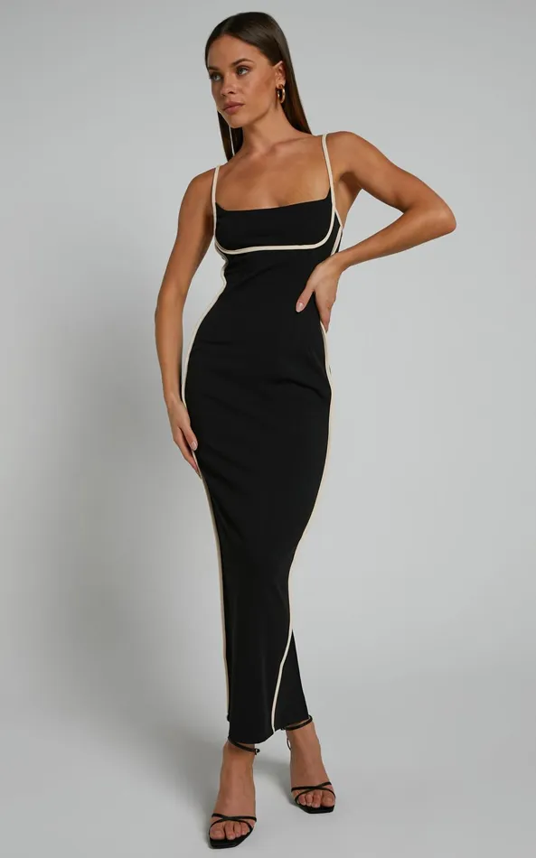 Showpo Abegaille Midi Dress 8211 Bodycon Dress In Black Women Dresses Showpo Abegaille Midi Dress 8211 Bodycon Dress In Black Women Dresses