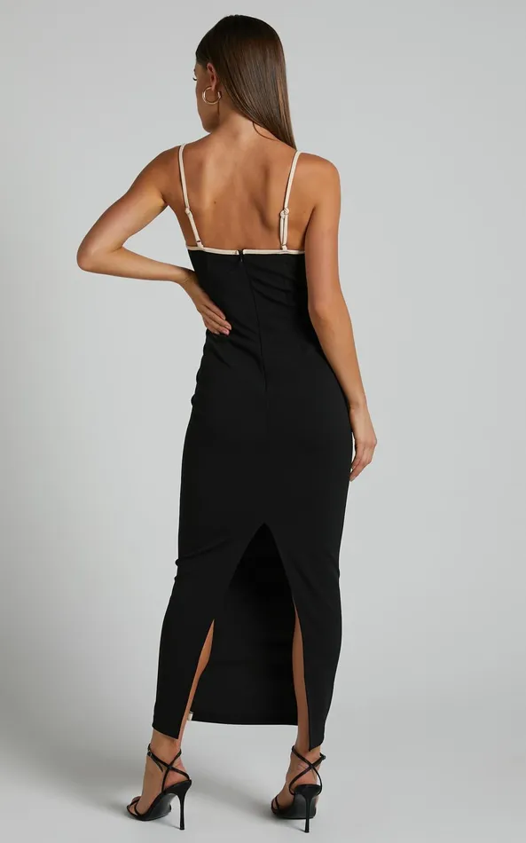 Showpo Abegaille Midi Dress 8211 Bodycon Dress In Black Women Dresses Showpo Abegaille Midi Dress 8211 Bodycon Dress In Black Women Dresses