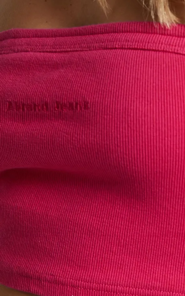 Showpo Abrand 8211 A Heather Bandeau In Super Pink Women Tops