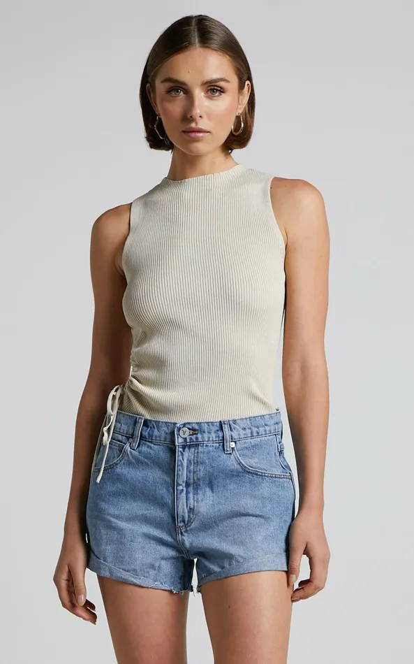 Showpo Abrand 8211 A Slouch Shorts In Georgia Women Denim
