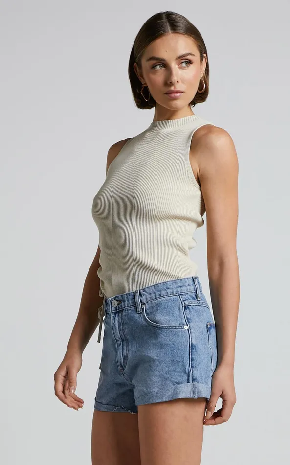 Showpo Abrand 8211 A Slouch Shorts In Georgia Women Denim