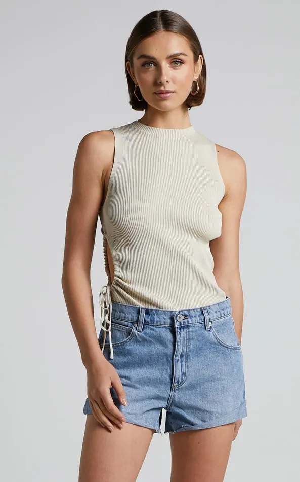 Showpo Abrand 8211 A Slouch Shorts In Georgia Women Denim