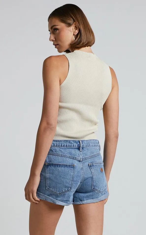 Showpo Abrand 8211 A Slouch Shorts In Georgia Women Denim