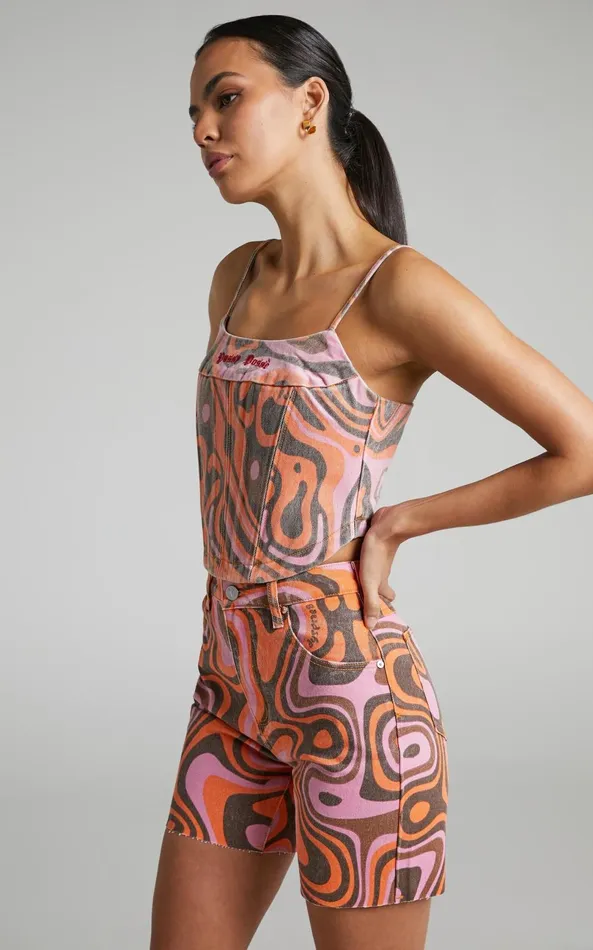 Showpo Abrand X Dyspnea 8211 A Papi Bodice In Candy Women Tops