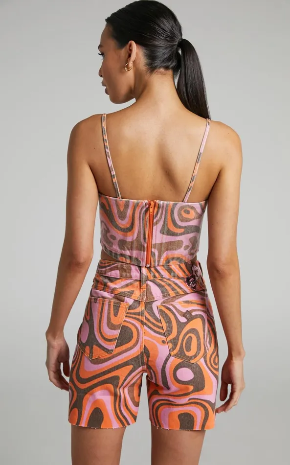 Showpo Abrand X Dyspnea 8211 A Papi Bodice In Candy Women Tops