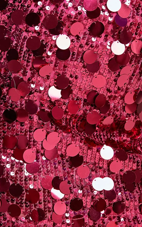 Showpo Adalene Mini Skirt 8211 Circle Sequin Bodycon Skirt In Pink Women Skirts