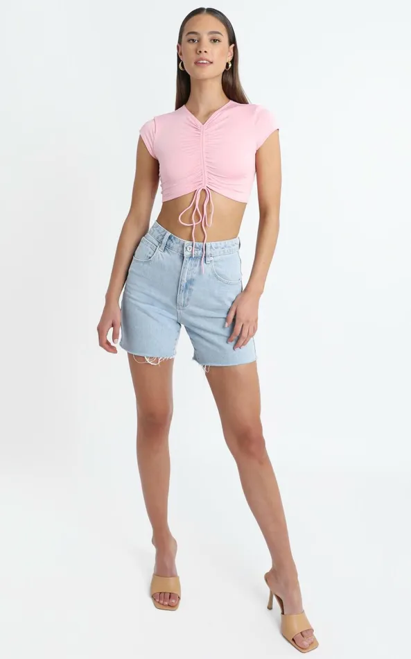 Showpo Adelaide Top In Pink Women Tops