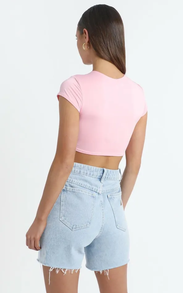 Showpo Adelaide Top In Pink Women Tops