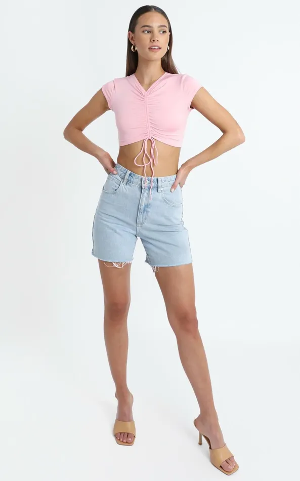 Showpo Adelaide Top In Pink Women Tops