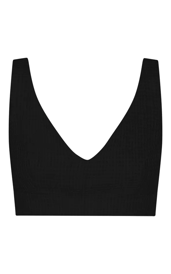 Showpo Adelaide Two Piece Set 8211 Crop Top And Wide Leg Pants Set In Black Women Curve Clothes