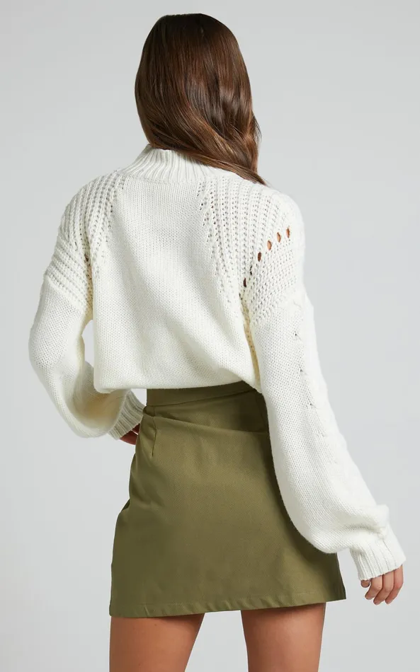 Showpo Akasha Mini Skirt 8211 Utility Skirt In Olive Women Skirts