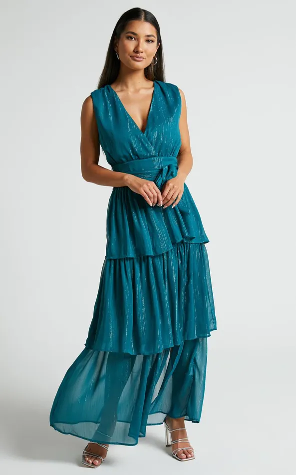Showpo Alana Midi Dress 8211 Short Sleeve Plunge Aline Dress In Emerald Women Dresses Showpo Alana Midi Dress 8211 Short Sleeve Plunge Aline Dress In Emerald Women Dresses