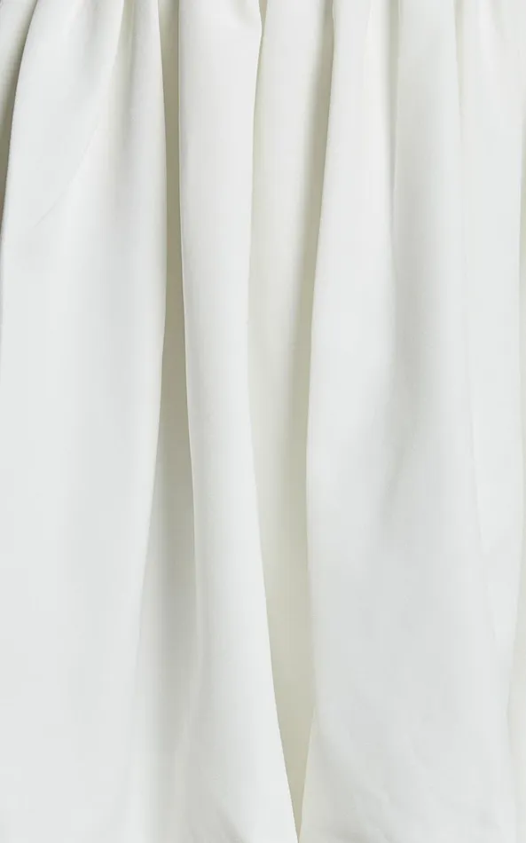 Showpo Alesia Mini Dress 8211 Strapless Bubble Hem Mini Dress In White Women Dresses