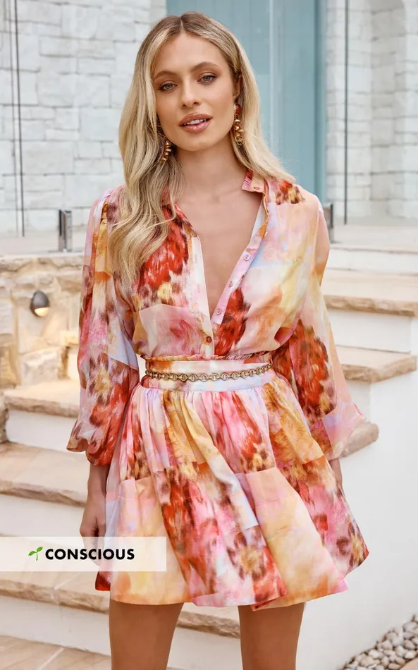 Showpo Amalie The Label 8211 Chamika High Neck Button Through Blouse In Marsielle Print Women Tops Showpo Amalie The Label 8211 Chamika High Neck Button Through Blouse In Marsielle Print Women Tops
