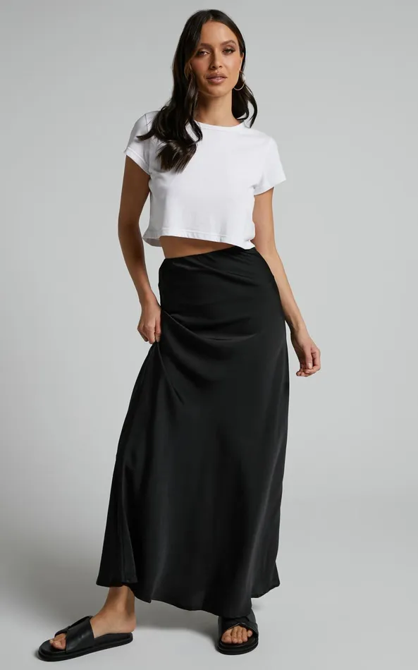 Showpo Amari Maxi Skirt 8211 High Waisted Bias Cut Skirt In Black Women Skirts Showpo Amari Maxi Skirt 8211 High Waisted Bias Cut Skirt In Black Women Skirts