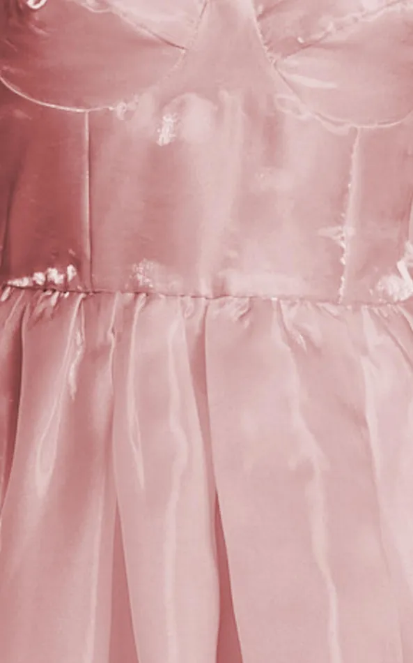 Showpo Amber Mini Dress 8211 Sleeveless Ruffle Detail Sweetheart Pleated Dress In Pink Women Dresses