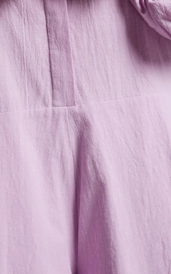 Showpo Anka Playsuit 8211 Relaxed Button Front Shirt Playsuit In Lilac Women Curve Clothes Showpo Anka Playsuit 8211 Relaxed Button Front Shirt Playsuit In Lilac Women Curve Clothes