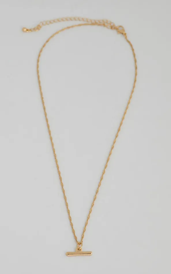 Showpo Arialla Multi Layered Chain Necklace In Gold Women Necklaces
