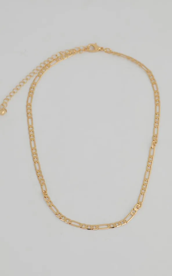 Showpo Arialla Multi Layered Chain Necklace In Gold Women Necklaces