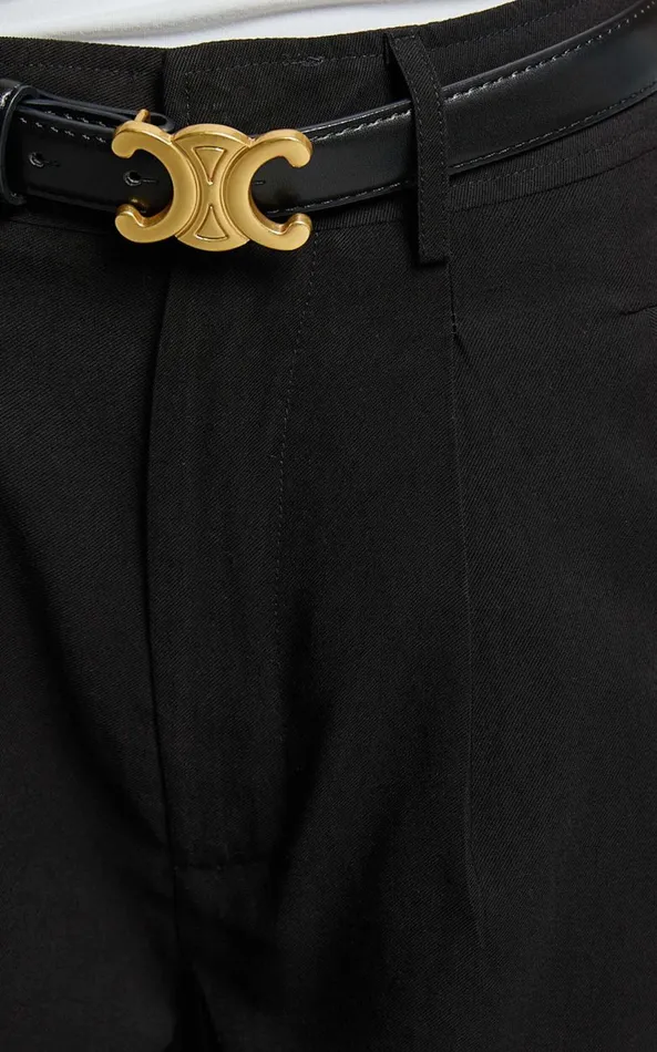 Showpo Augustus Pants 8211 High Waisted Wide Leg Tailored Pants In Black Women Pants