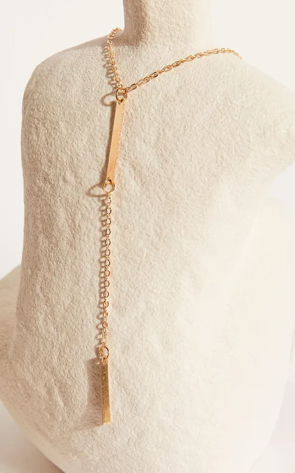 Showpo Be With Me Necklace In Gold Women Gold Plated Jewelry