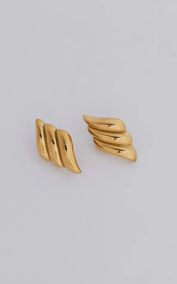 Showpo Becky Earrings 8211 Asymmetric Croissant Earrings In Gold Women Earrings Showpo Becky Earrings 8211 Asymmetric Croissant Earrings In Gold Women Earrings