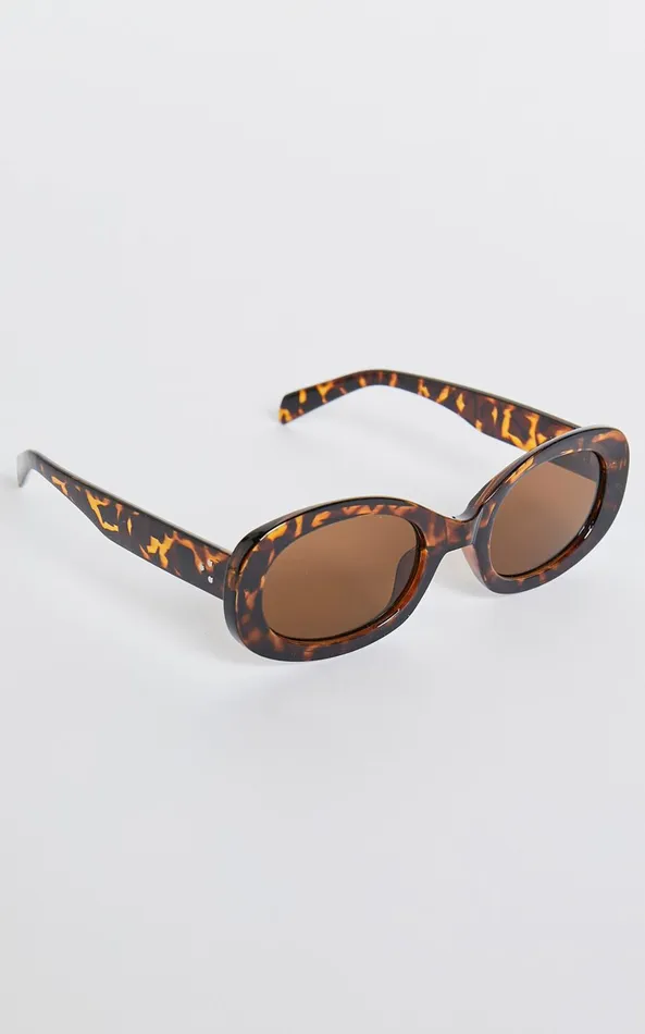 Showpo Briggs Sunglasses 8211 Circle Shape Sunglasses In Tort Women Sunglasses