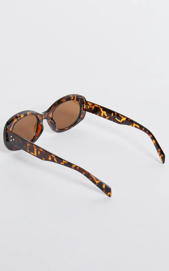 Showpo Briggs Sunglasses 8211 Circle Shape Sunglasses In Tort Women Sunglasses