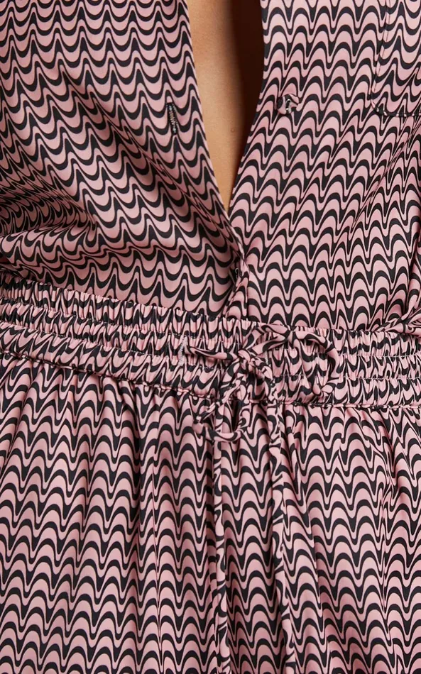 Showpo Brunita Shirt 8211 Relaxed Short Sleeve Shirt In Pink Wave Women Tops