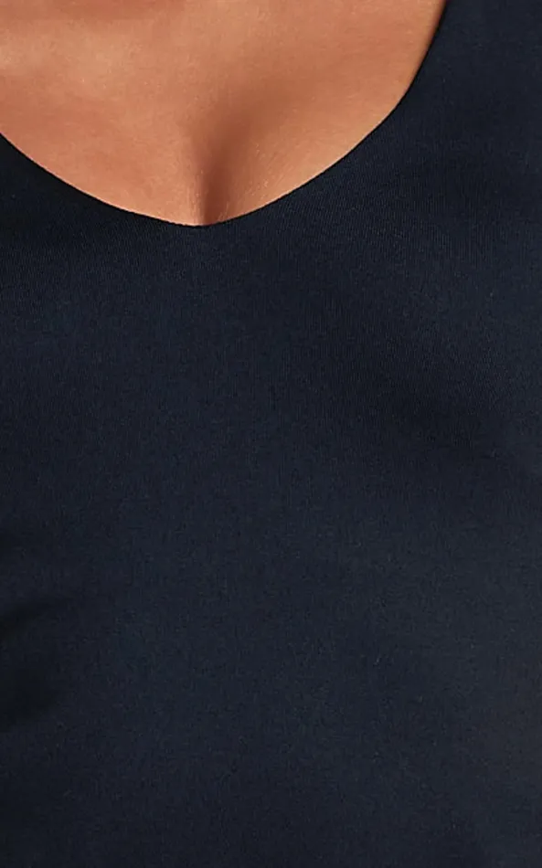 Showpo Cady Top 8211 Scoop Neck Top In Black Women Basics