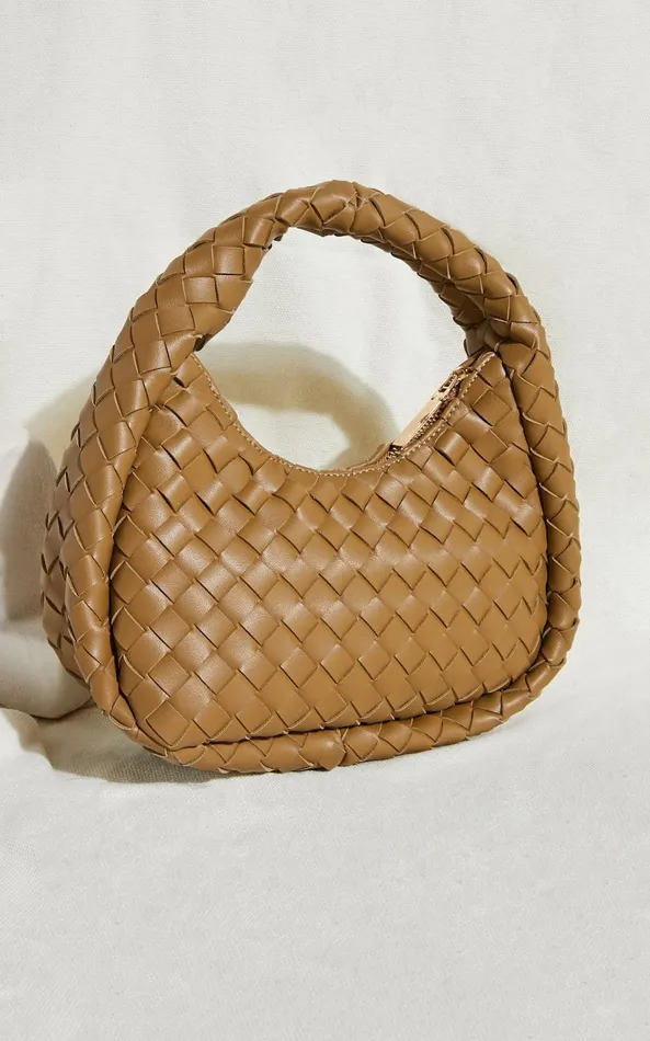 Showpo Cairo Bag 8211 Quilted Shoulder Bag In Brown Women Bags