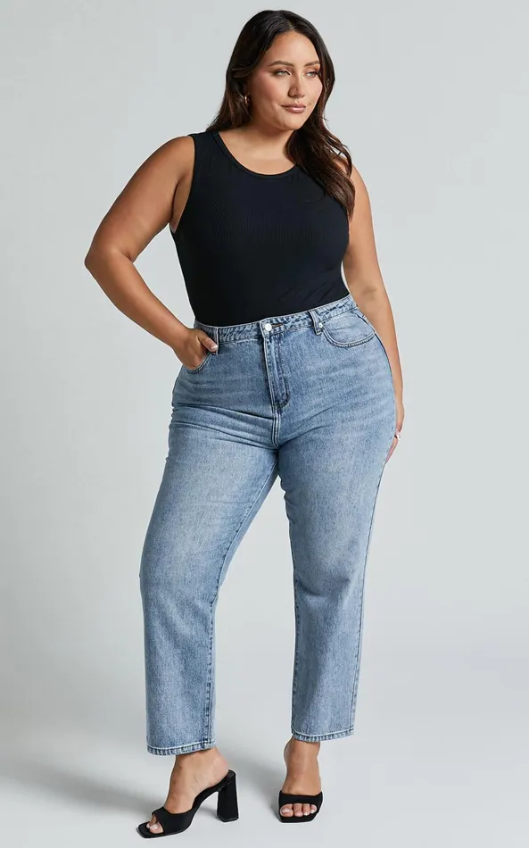 Showpo Can039t You Tell Top 8211 Ribbed Tank Top In Black Women Basics