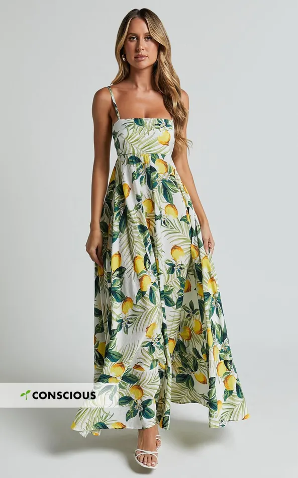 Showpo Cardi Maxi Dress 8211 Strappy Straight Neck A Line Dress In Yellow Women Dresses Showpo Cardi Maxi Dress 8211 Strappy Straight Neck A Line Dress In Yellow Women Dresses