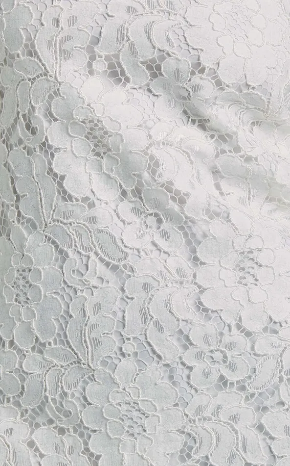 Showpo Cera Mini Dress 8211 Strappy Lace Slip In White Women Dresses