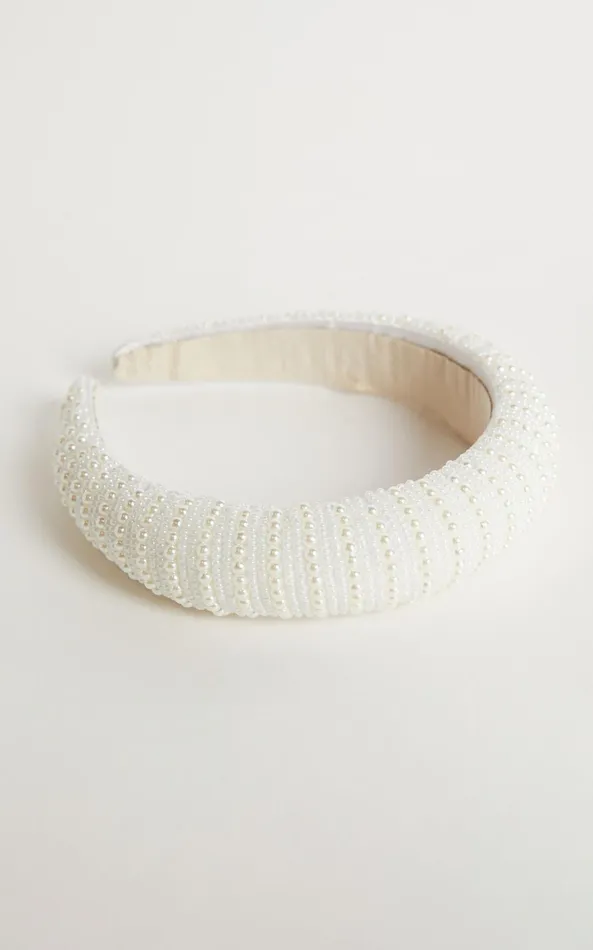 Showpo Chamomile Headband In White Women Hair