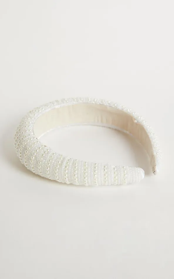 Showpo Chamomile Headband In White Women Hair